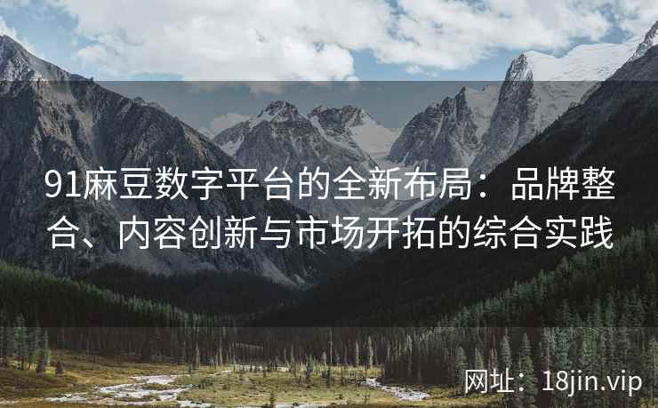 91麻豆数字平台的全新布局：品牌整合、内容创新与市场开拓的综合实践