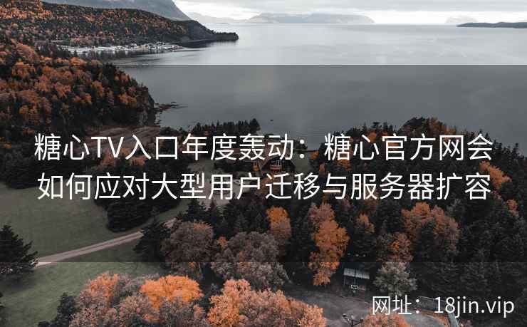 糖心TV入口年度轰动：糖心官方网会如何应对大型用户迁移与服务器扩容